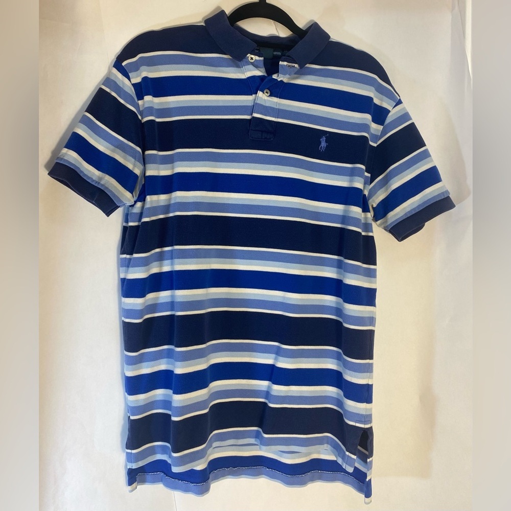 Polo Ralph Lauren Men’s Polo‎ Shirt Blue White Size Medium